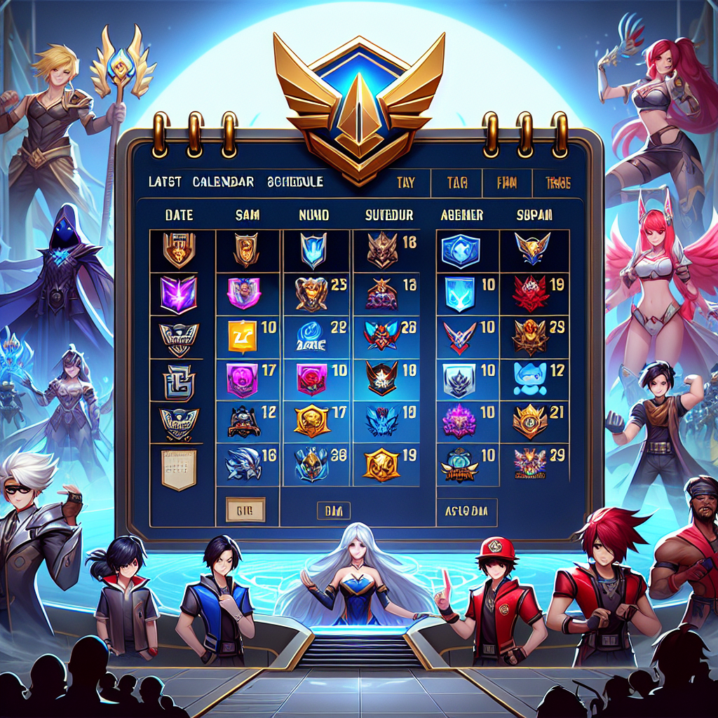 Jadwal Pertandingan Mobile Legend Terbaru