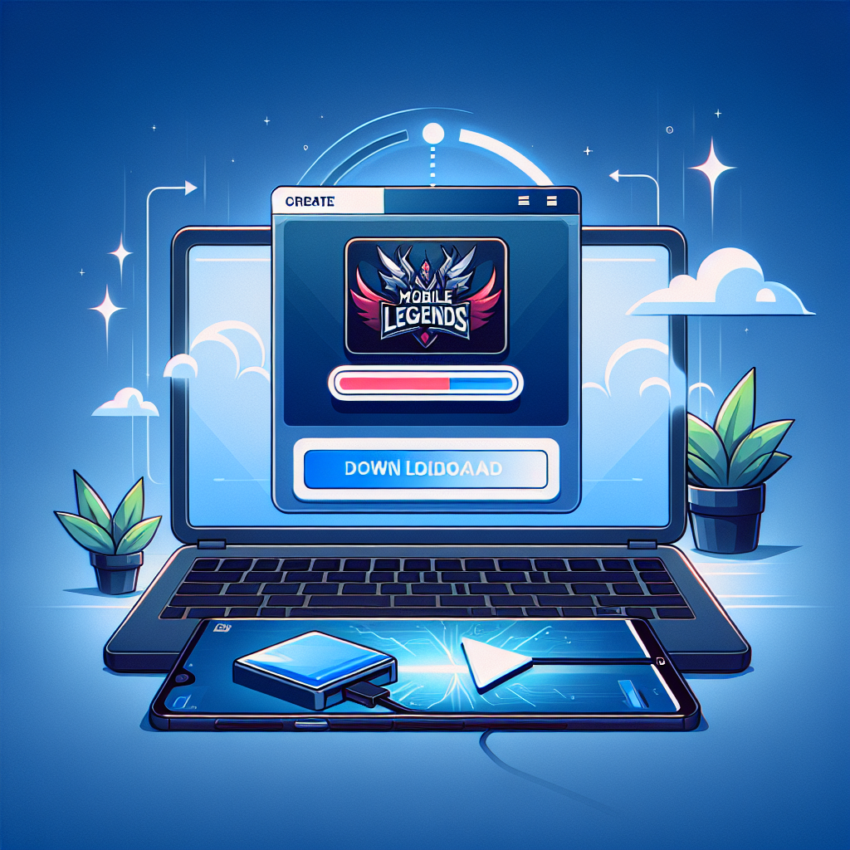 cara download mobile legend di laptop dengan emulator