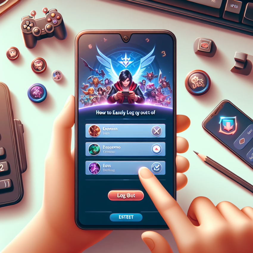 cara logout akun mobile legend dengan mudah